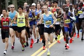 Tren lari marathon